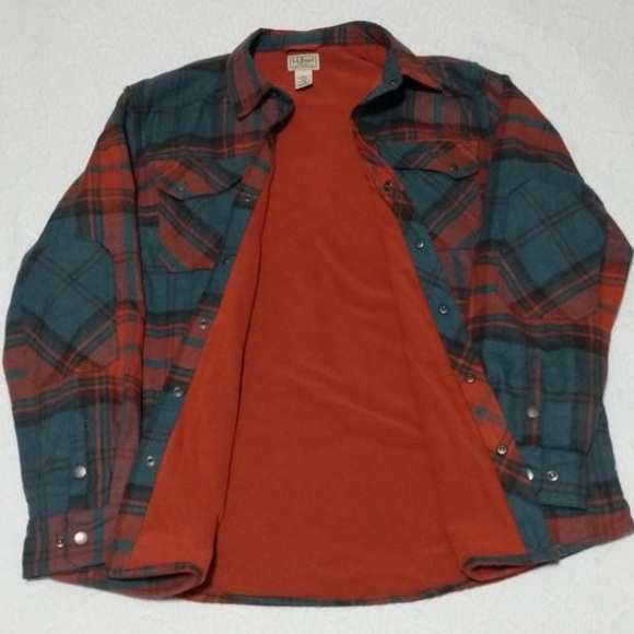 LL Bean Flannel Men’s - Picture 2 of 4